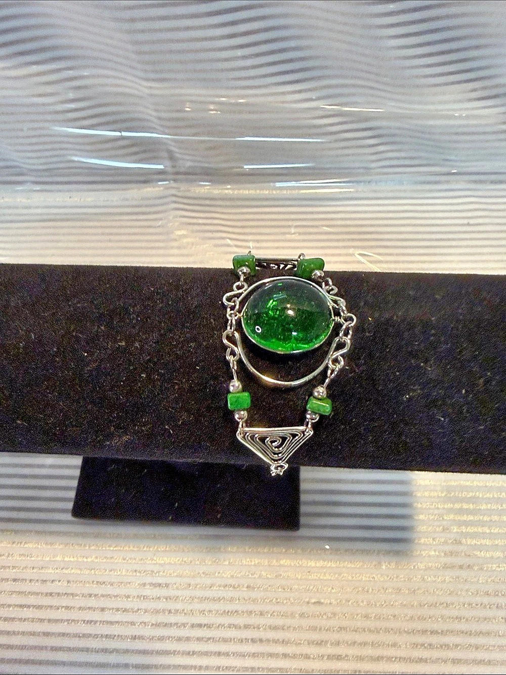 Green Statement Bracelet